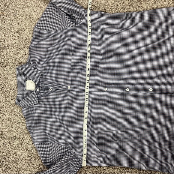 Billy Reid Professional Standard Fit Gingham Checked Business Button Shirt XXL - Picture 7 of 8